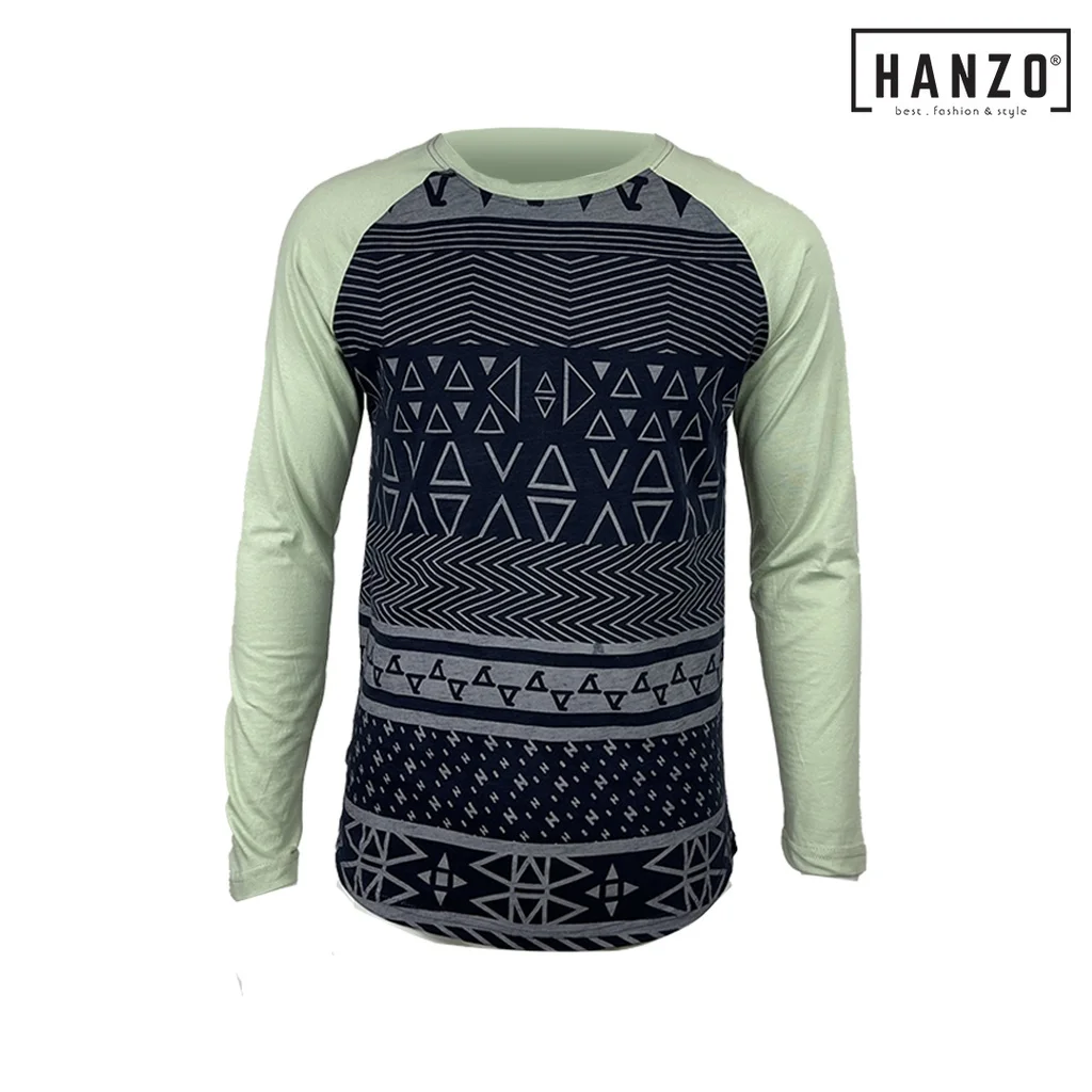 HANZO Men Long Sleev