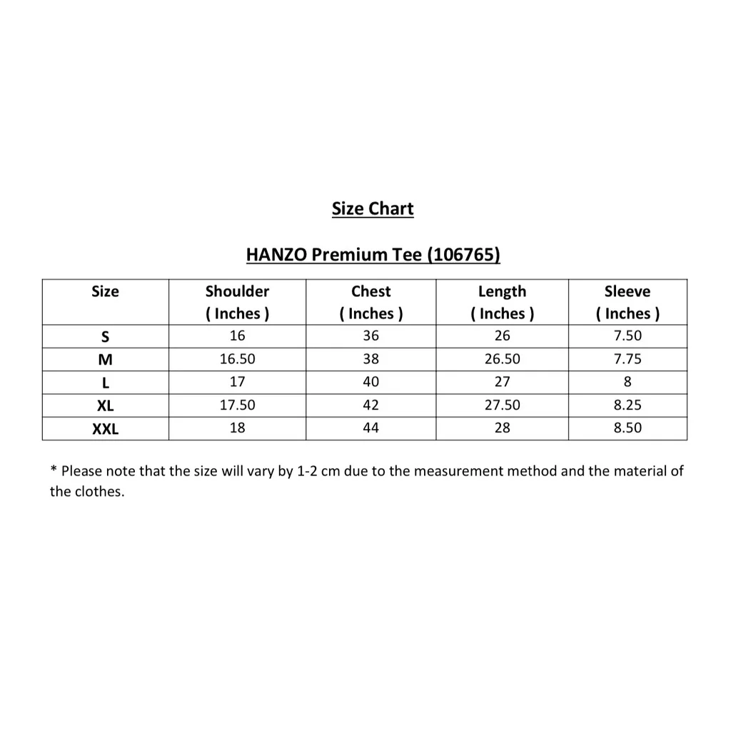 HANZO Men T-shirt AT