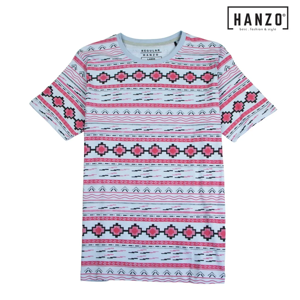 HANZO Men Short Slee