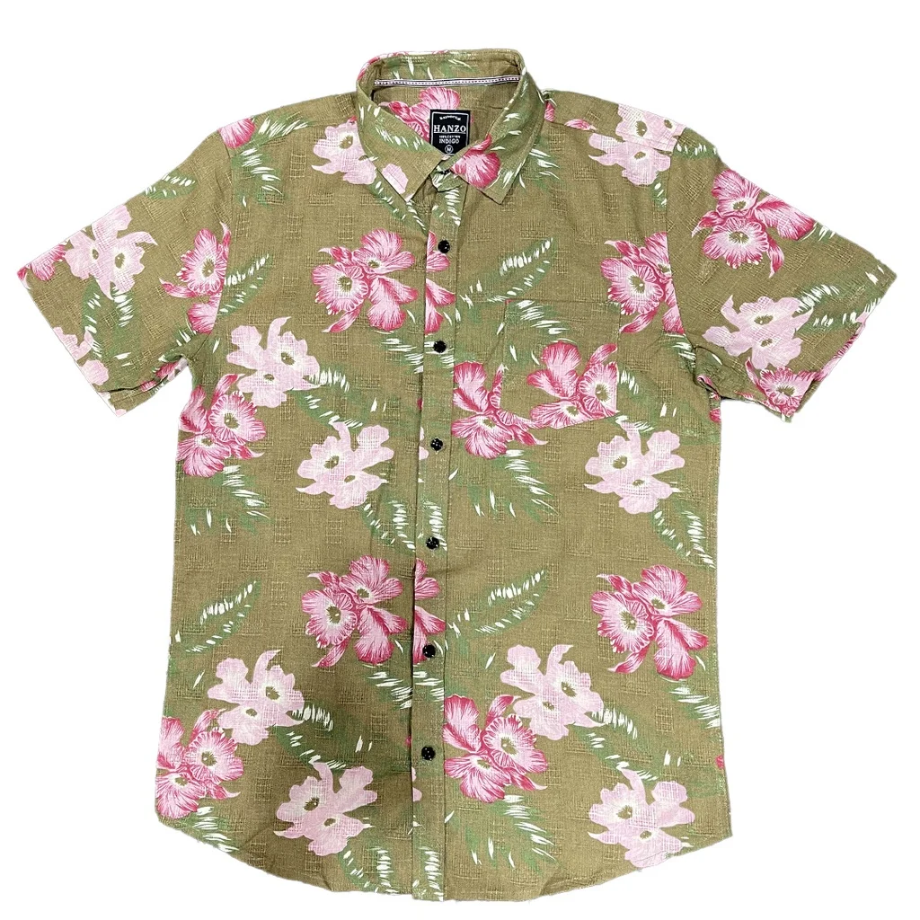 HANZO Men Shirt Shor