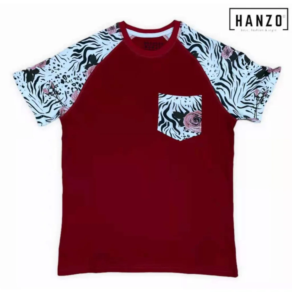 HANZO Men Rose Print