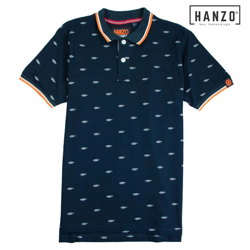 HANZO Men Short Slee