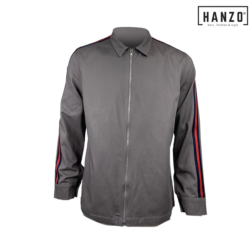 HANZO Men Casual Zip