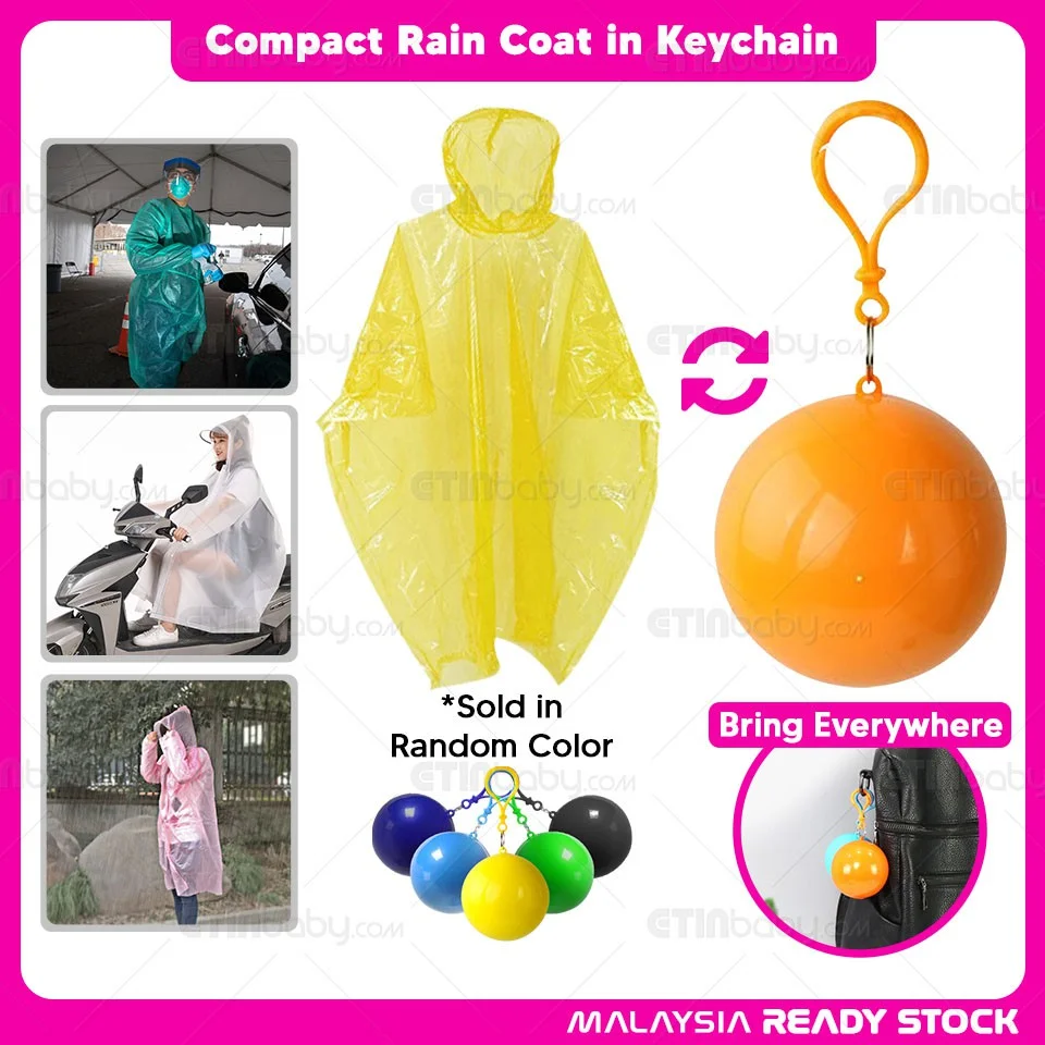 Compact Rain Coat in