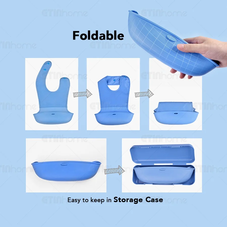 Foldable Baby Bib wi