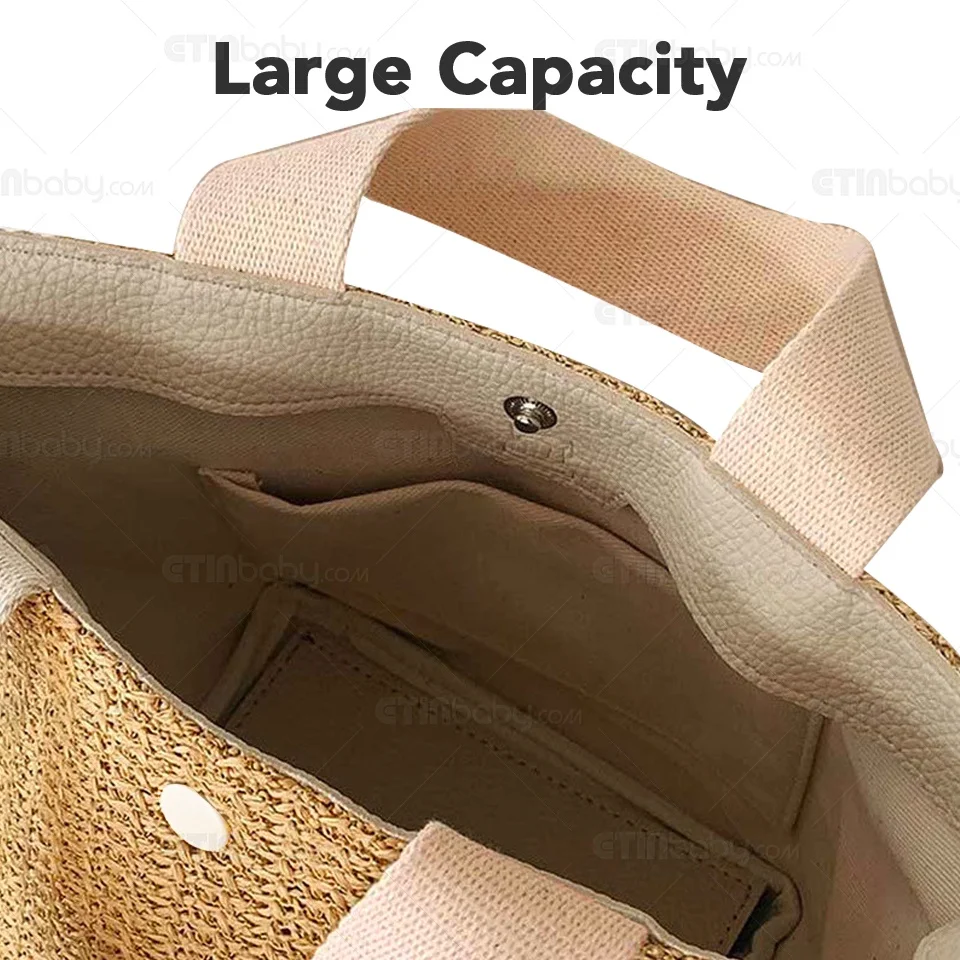 Ins Woven Bag Straw