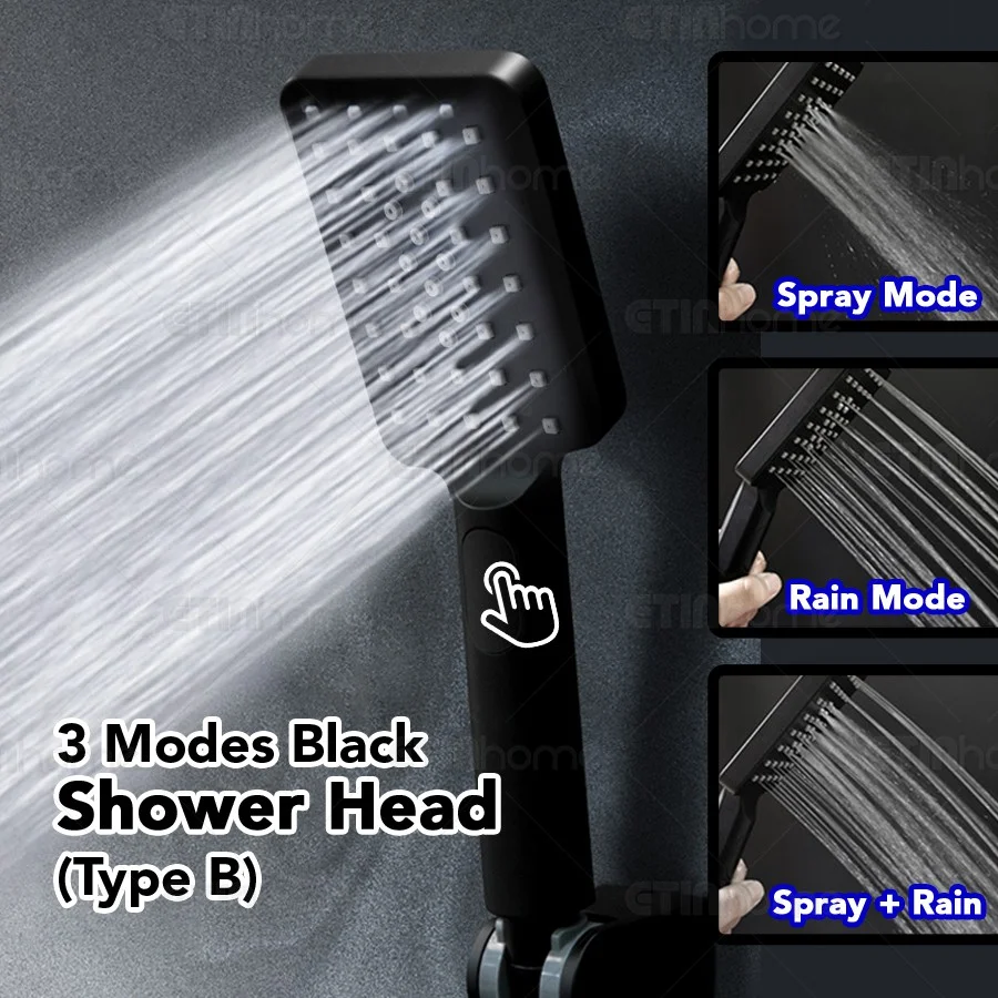 Black Shower Head Se