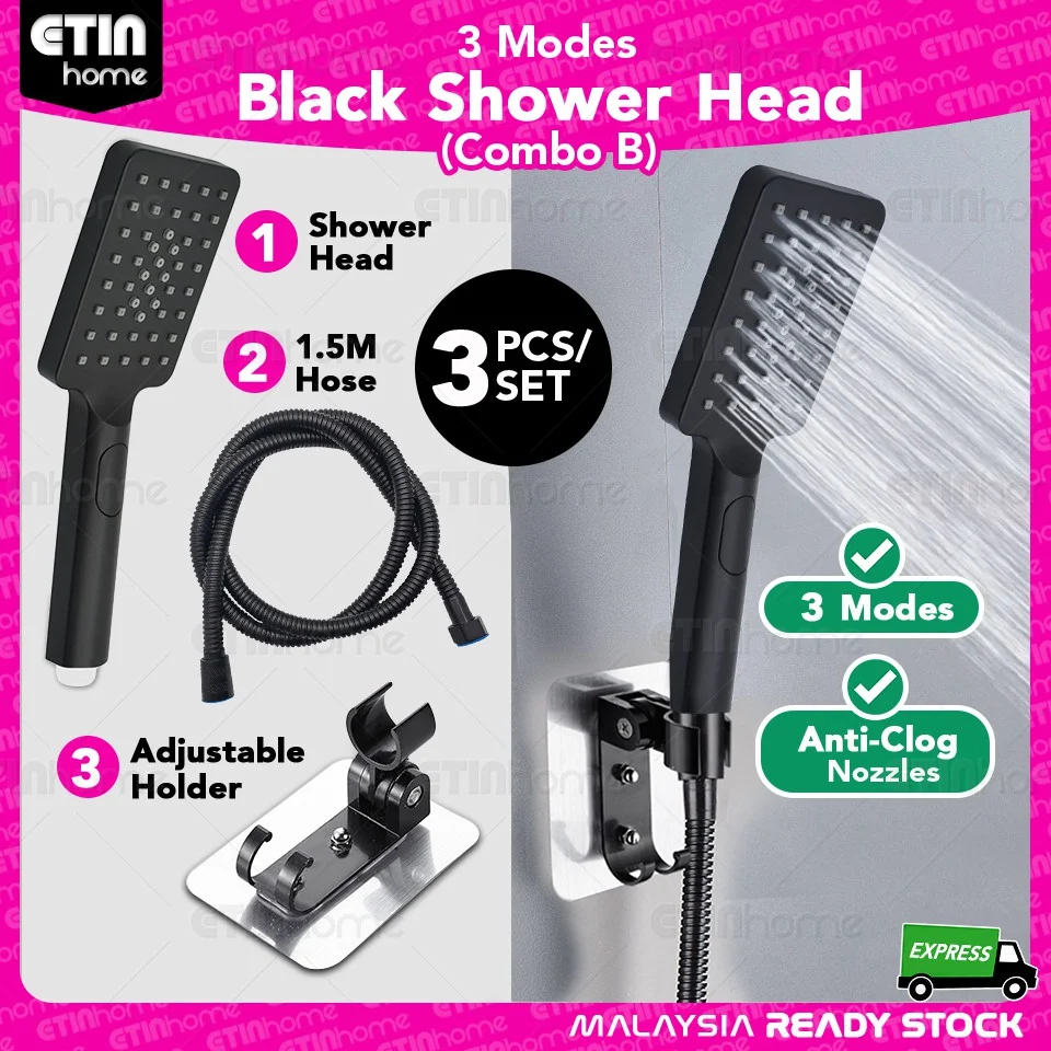 Black Shower Head Se