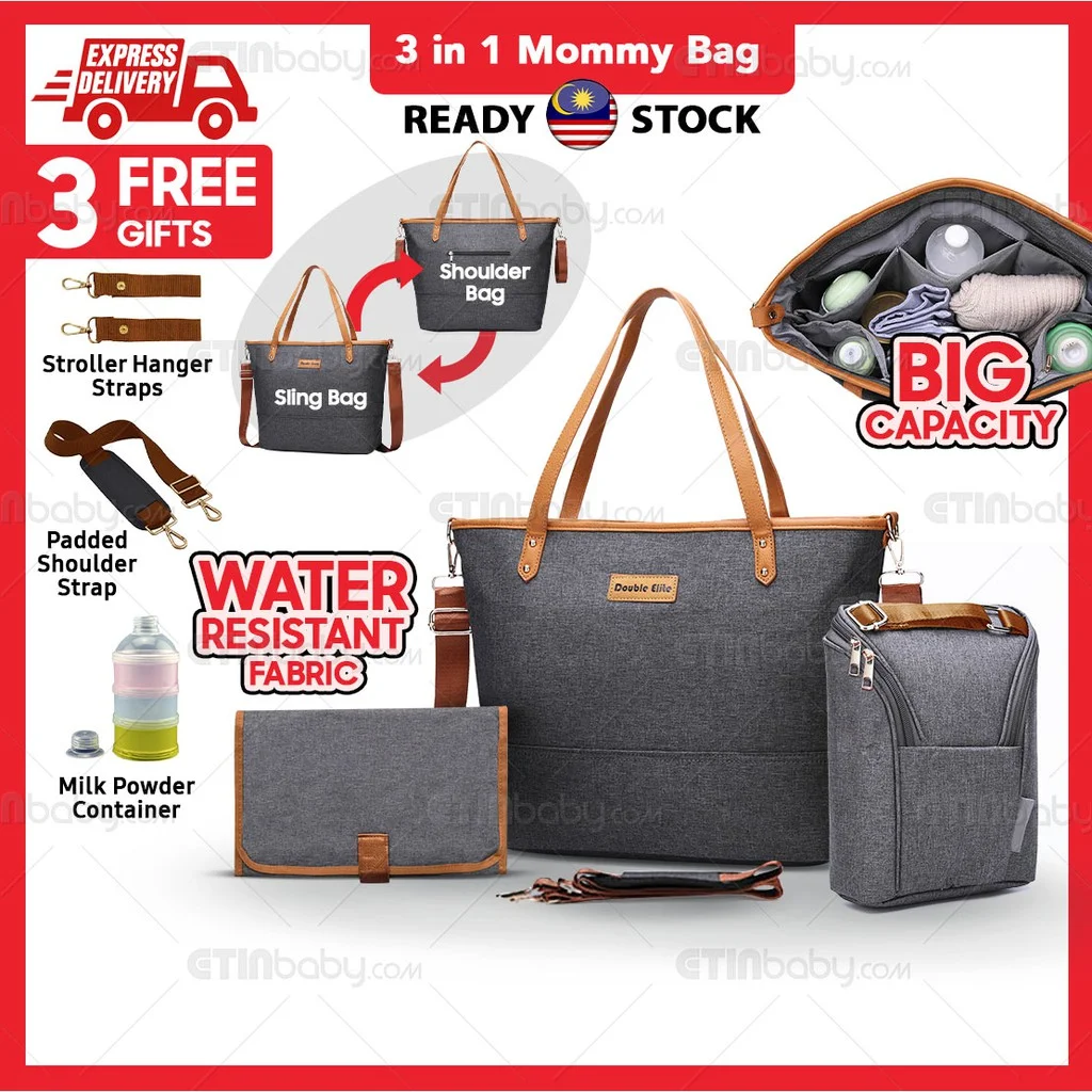 3 In 1 Diaper Bag