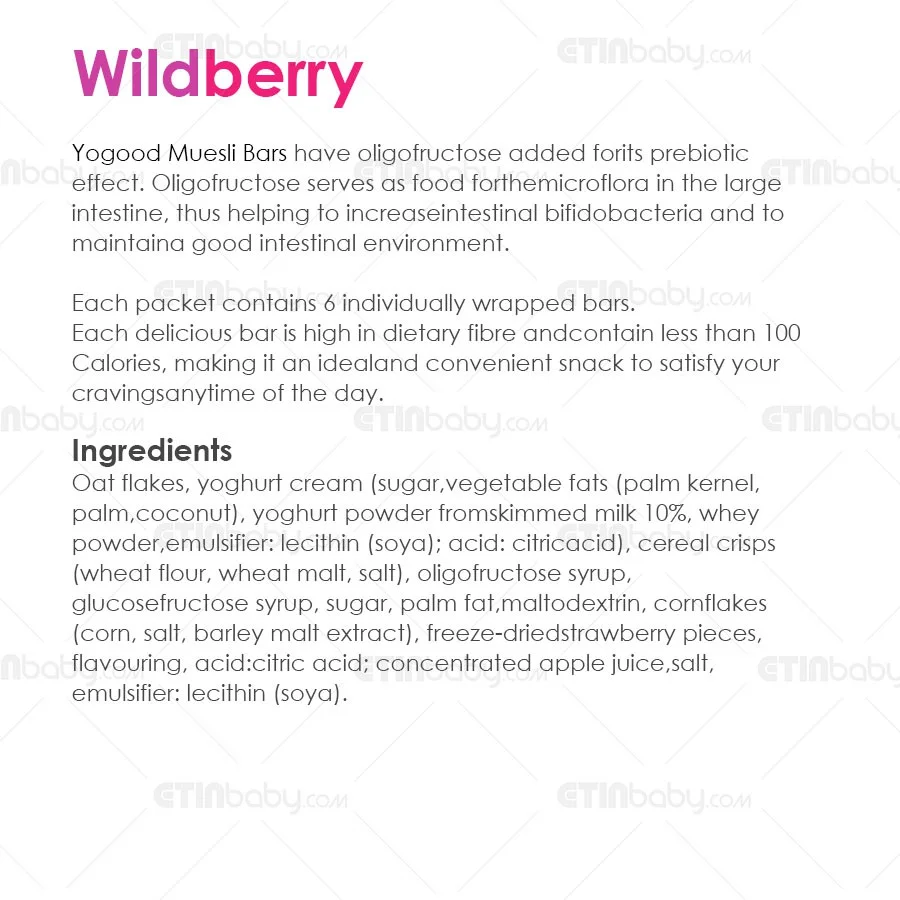 Yogood Muesli Bar 13
