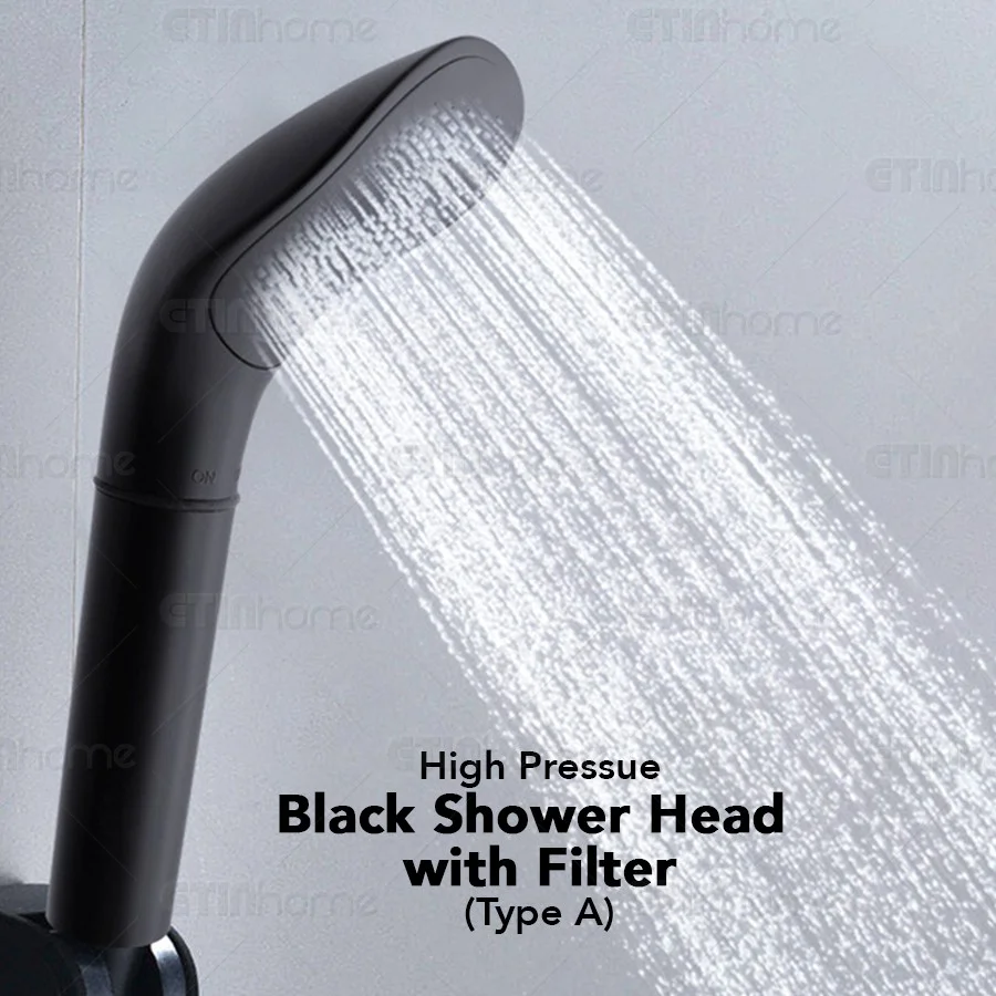 Black Shower Head Se