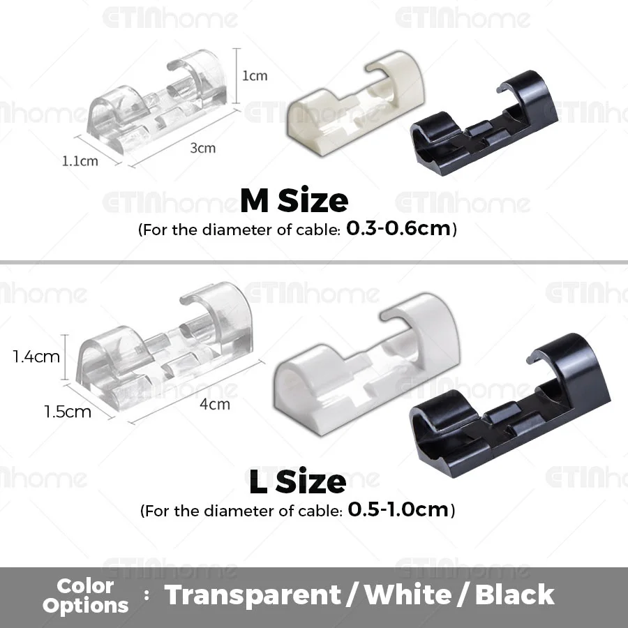 Cable Clips 20pcs /