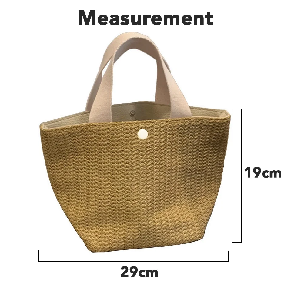 Ins Woven Bag Straw