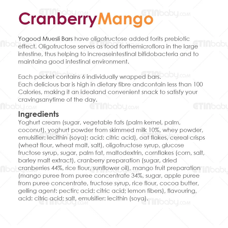 Yogood Muesli Bar 13