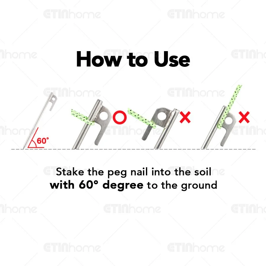 Camping Tent Peg Nai