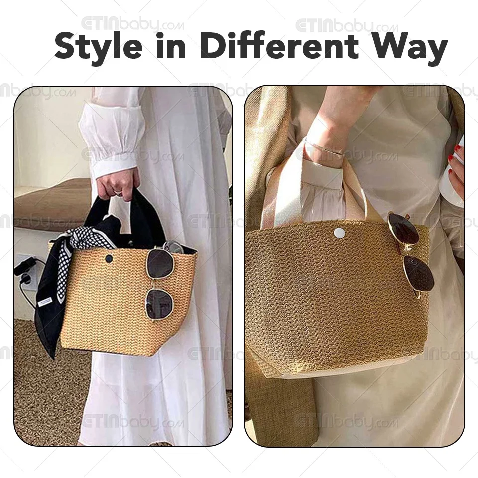 Ins Woven Bag Straw