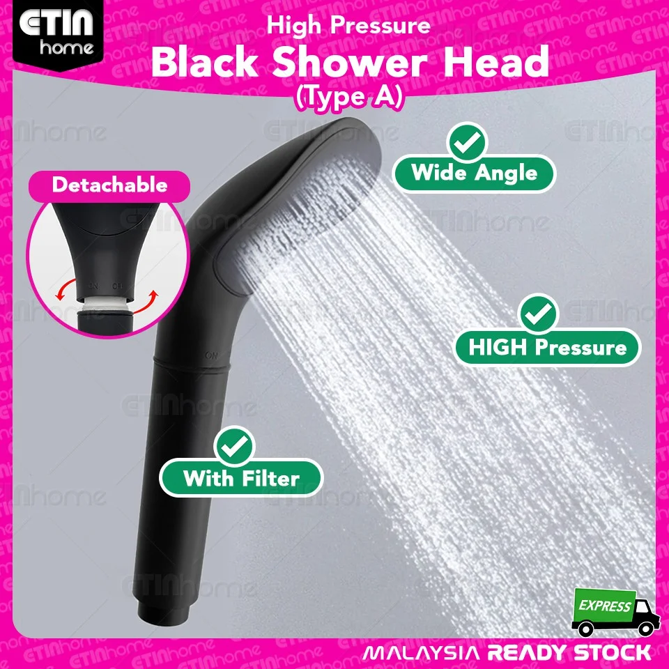 Black Shower Head Se