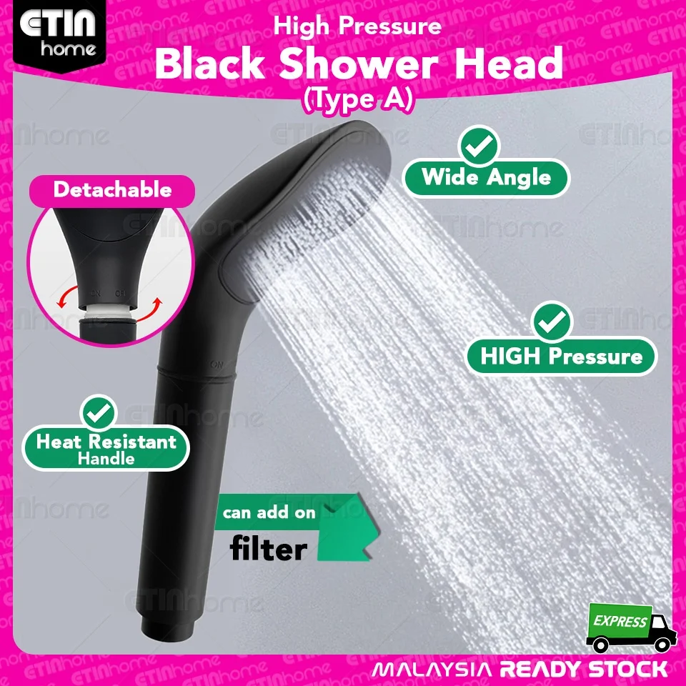 Black Shower Head Se