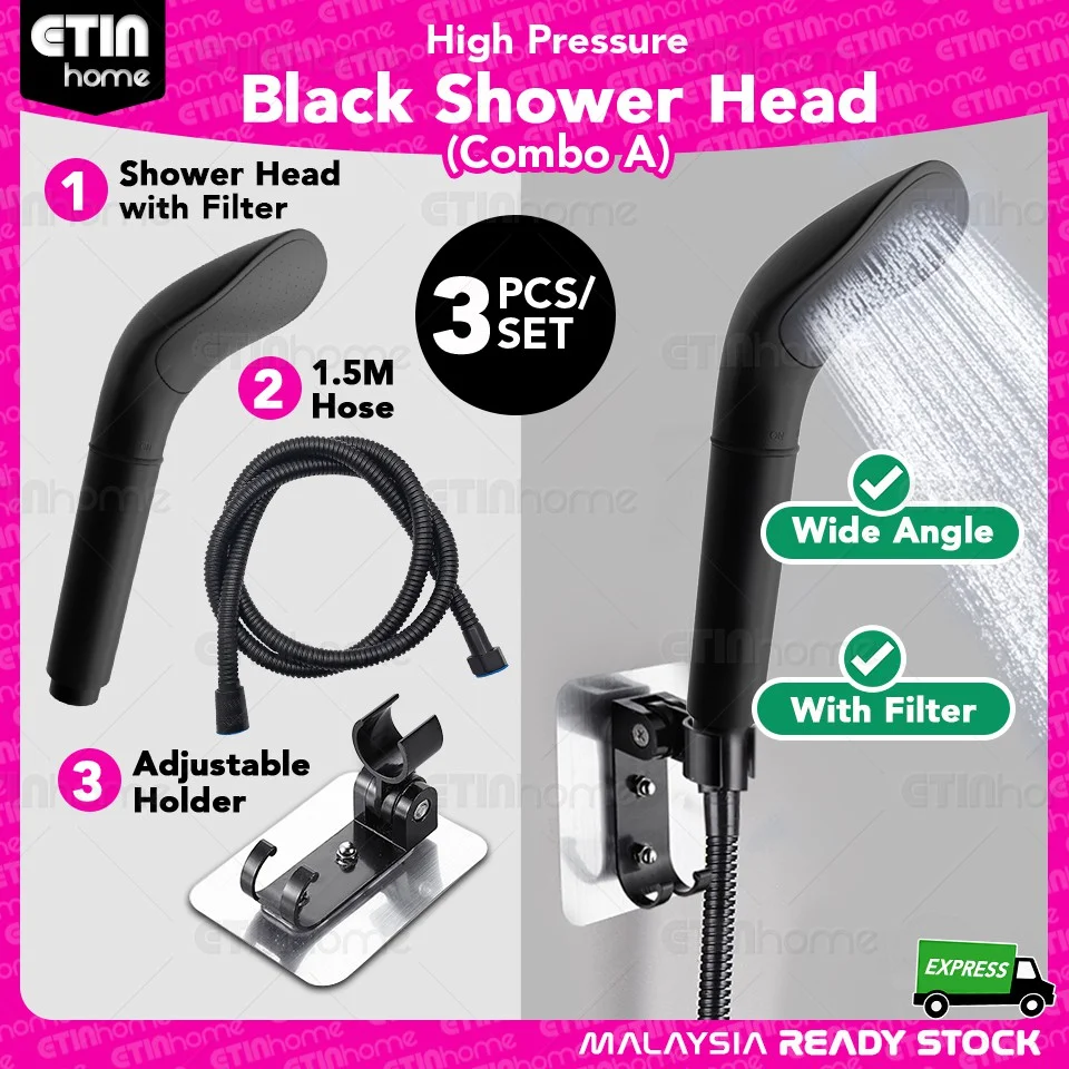 Black Shower Head Se