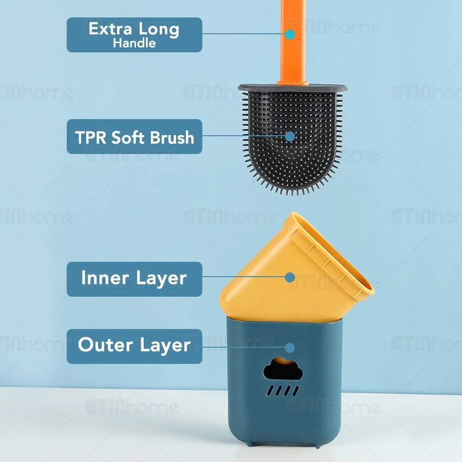 Silicone Toilet Brus