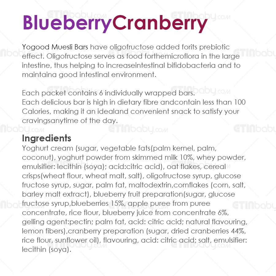 Yogood Muesli Bar 13