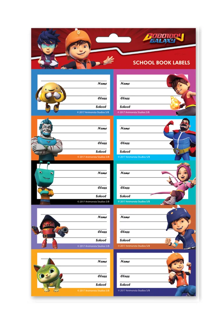 Boboiboy School Book