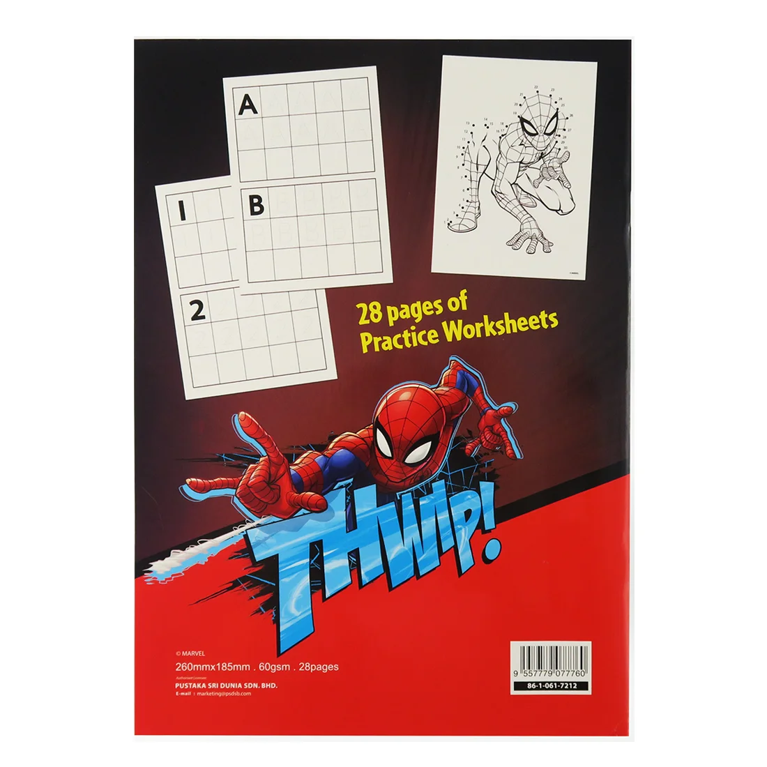 Spiderman Writing An