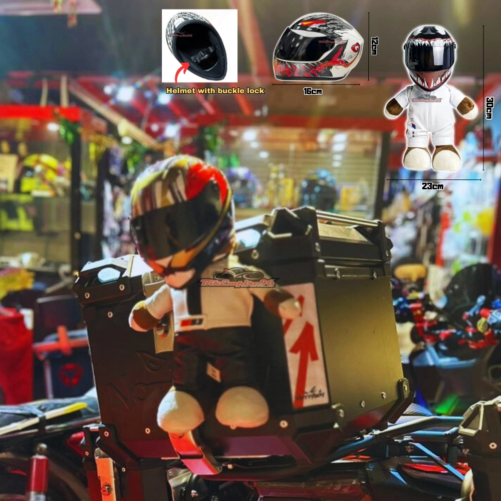 bear wearing a motorcycle helmet HTLNUZD Full Face with Stuffed Jacket Clothes Dolls Motorcycle Bear Decoration Helmet for Pet Helmet (Black-Clown) : Automotive Bring cuddly charm to your ride with our Teddy Bear Motorcycle Helmet Cover Bear Rider With Googles Vector,