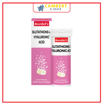 Kordel's Glutathione-C Hyaluronic Acid Effervescent Tablets | Cambert e-Store Your One-Stop Shop for Quality Health Supplements Kordel's Glutathione-C Hyaluronic Acid Effervescent Tablets | Cambert e-Store Your One-Stop Shop for Quality Health Supplements