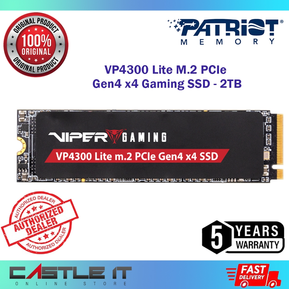 Patriot VIPER VP4300 2280 PCIE GEN4 NVME Slim