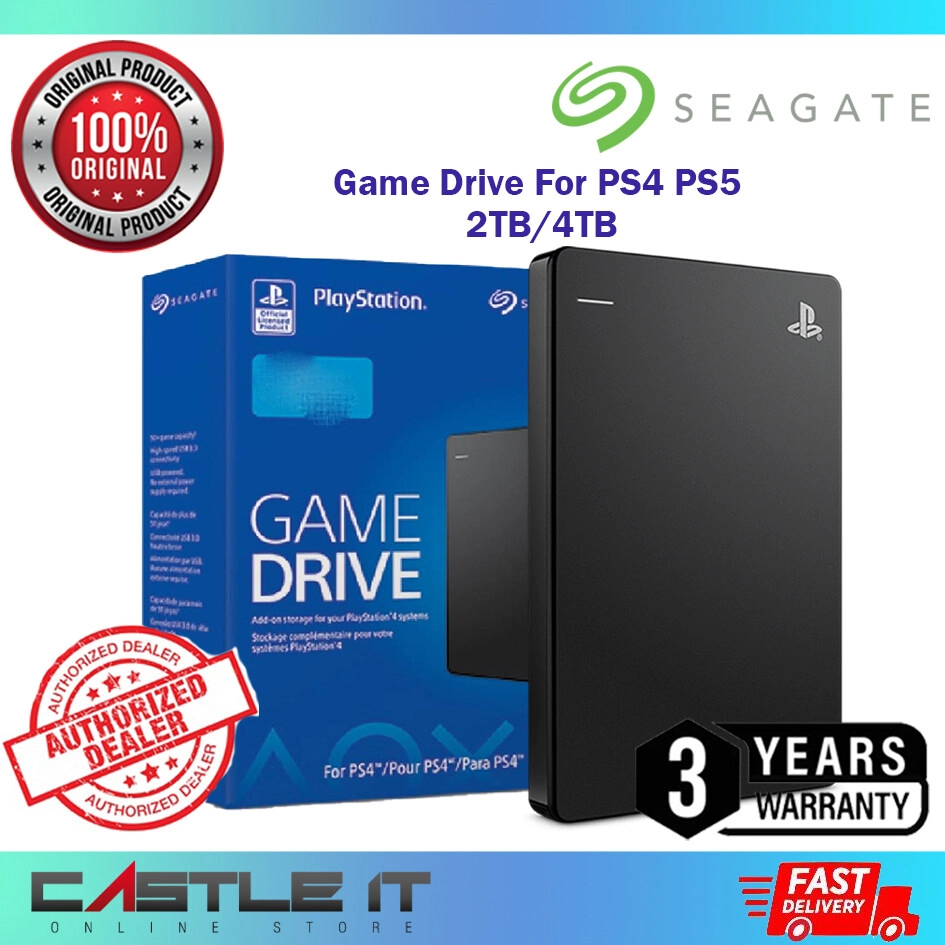 Seagate GAME DRIVE PS5 PS4 2TB 4TB HDD for Playstation
