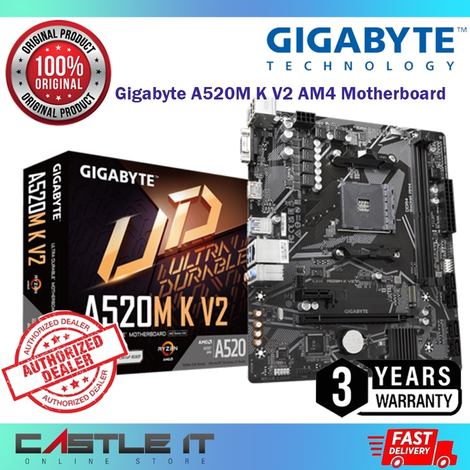 Gigabyte Mb Am4 Gigabyte A520M K V2 AM4 Motherboard Combo Deal