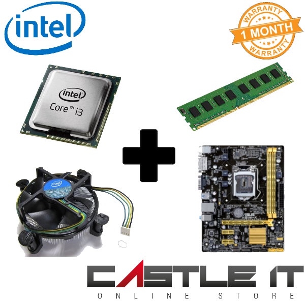 Intel Core i3 i5 i7 6th 4th 3rd Gen Processor Bundle Motherboard
