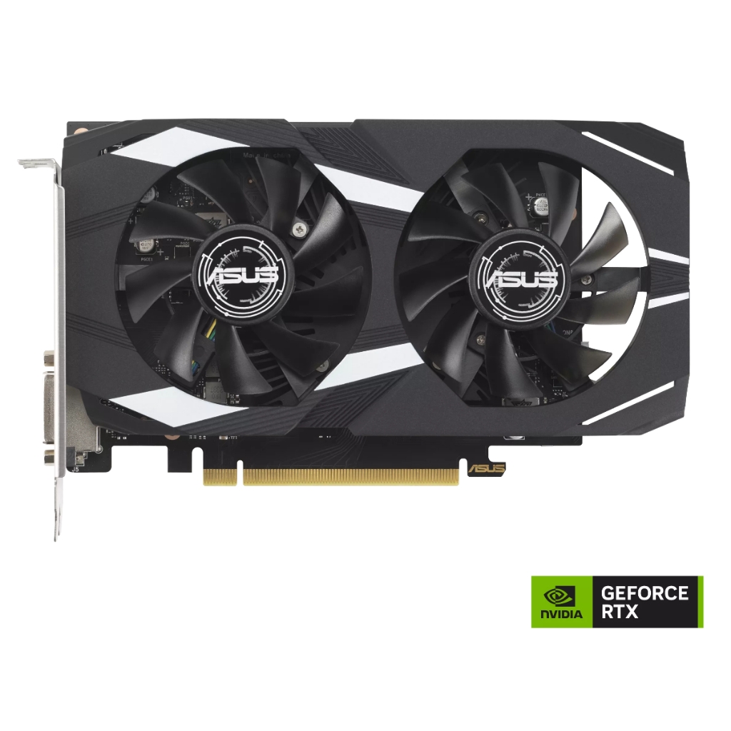 Asus RTX 3050 DUAL OC 6GB GDDR6 GPU Nvidia GeForce RTX3050 6G D6 Graphic Card (DUAL-RTX3050-O6G)