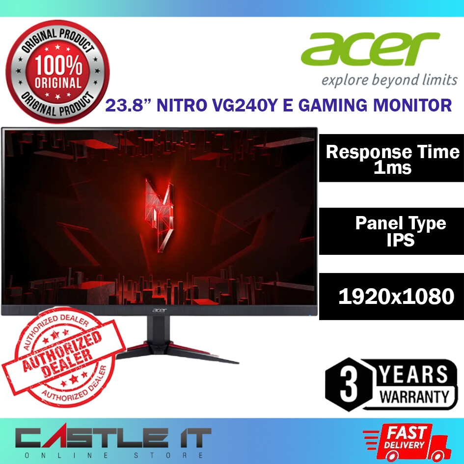 Acer Nitro VG240Y E IPS FHD AMD FreeSync 100Hz 1Ms HD-MI LED