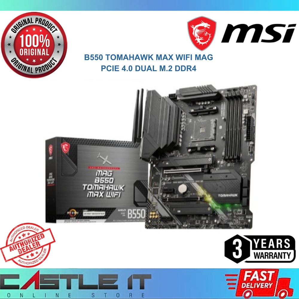 Am4 Motherboard B550 Tomahawk Wifi Card MSI B550 Tomahawk MAX WIFI