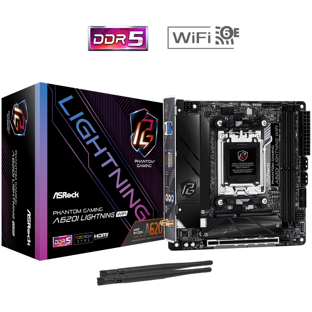 Asrock Best Mini Itx Motherboard 2020 ASRock A620I Lightning WiFi