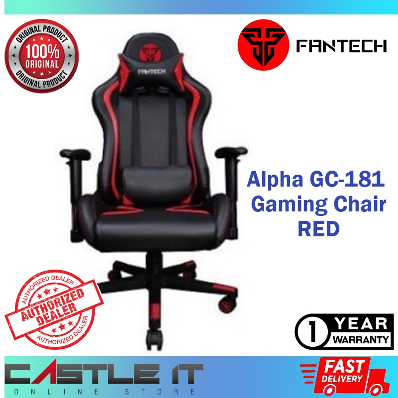 Fantech Alpha GC-181 SEAT GAMING CHAIR (Green/Red) (GC181