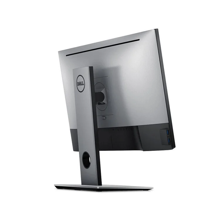 Dell U2717D UltraSharp 27 Inch QHD InfinityEdge LED Monitor featuring 2560x1440 resolution, ultra-thin border design, and factory-calibrated color accuracy for dual-display professional workstations.