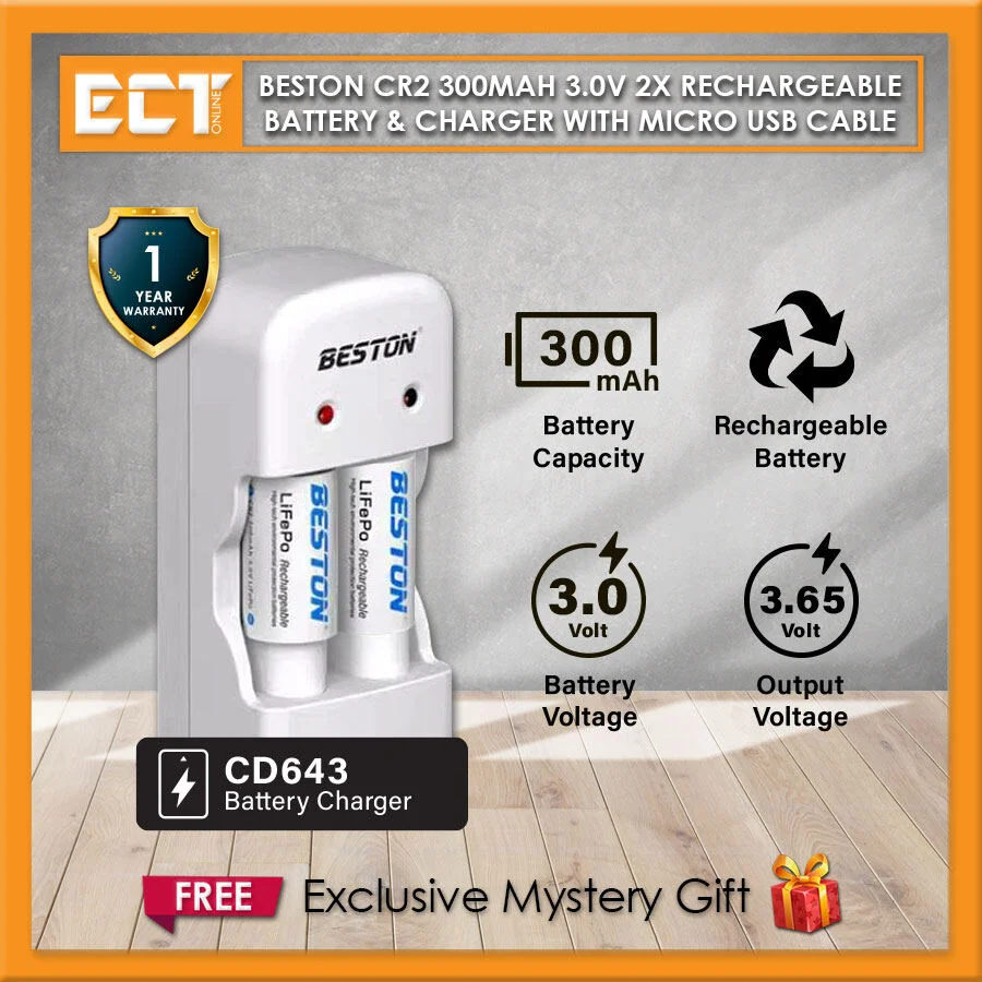 Beston RCR123A 650mA