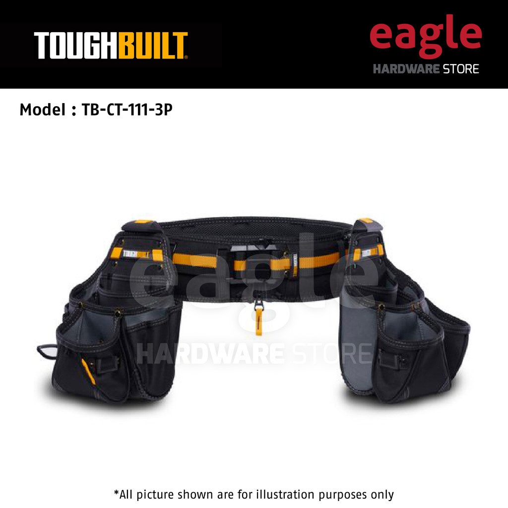 Milwaukee Packout Toughbuilt TB CT 111 3P 3pc Tradesman Tool Belt