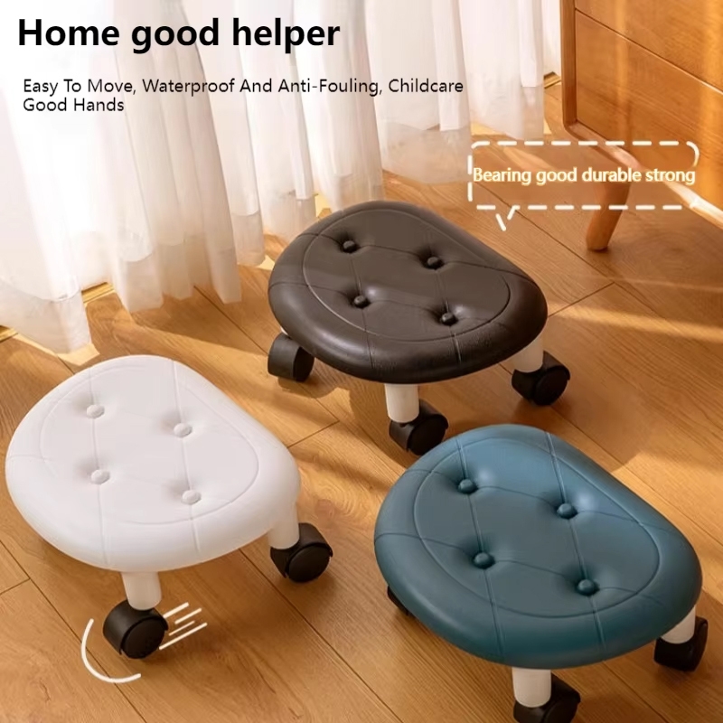Stool The Moving Chair Universal Wheel 360degree Rotatable Small