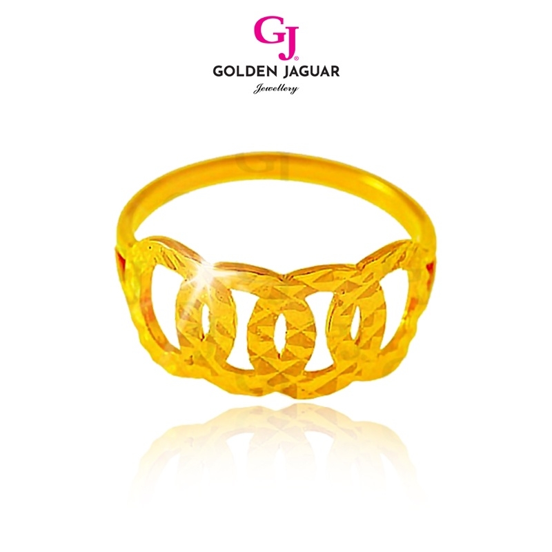 GJ Jewellery Emas Bangkok Emas Korea 24k Gold Plated Ring Cincin Audi Kikir (811601)