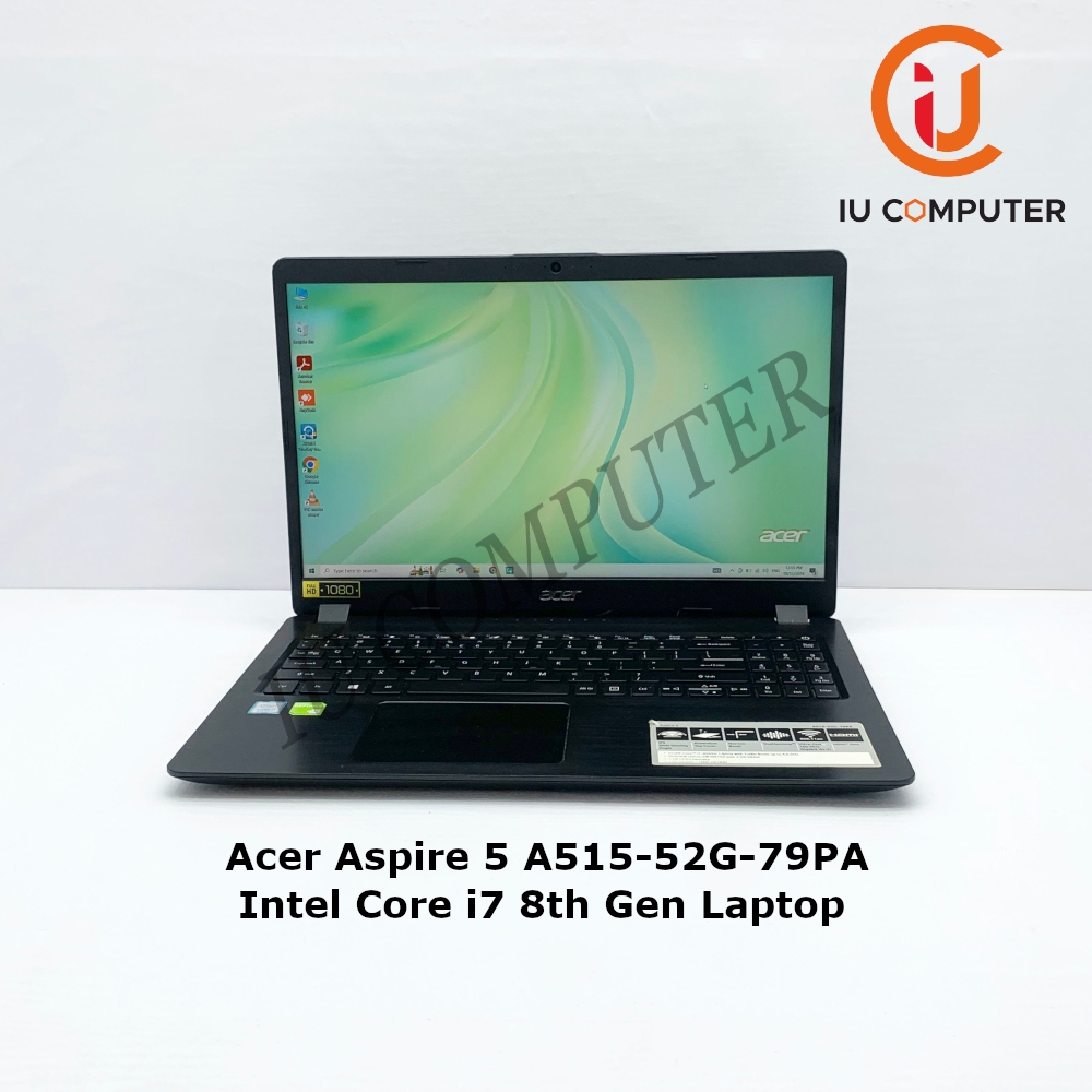 ACER ASPIRE A515-52G-79PA INTEL CORE I7-8565U 16GB RAM 512GB SSD