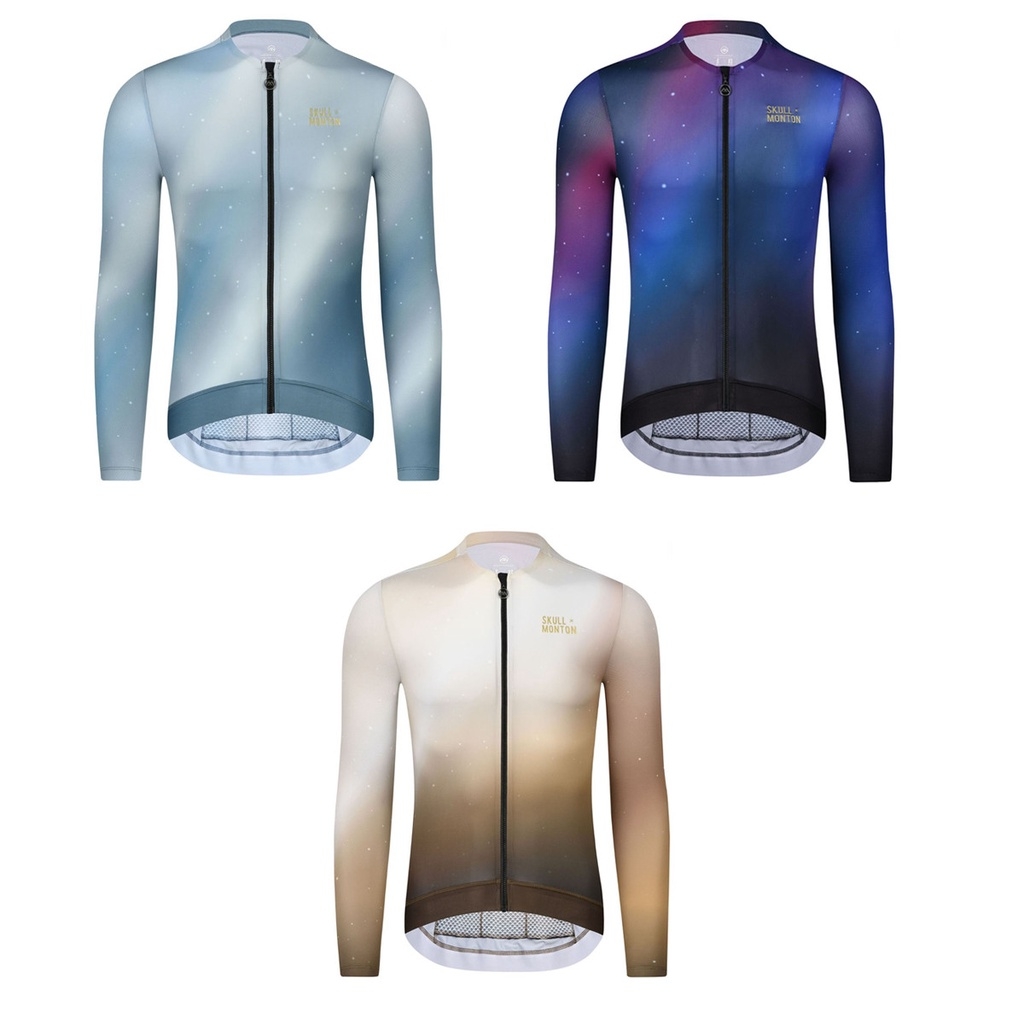 MENS CYCLING LONG SLEEVE JERSEY GALAXY - Main Image