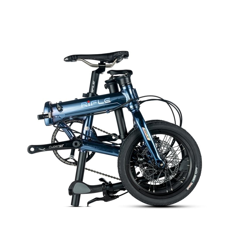 Foldable Bicycle Mens Mountain Bike 14 Inch Frame RIFLE AK14