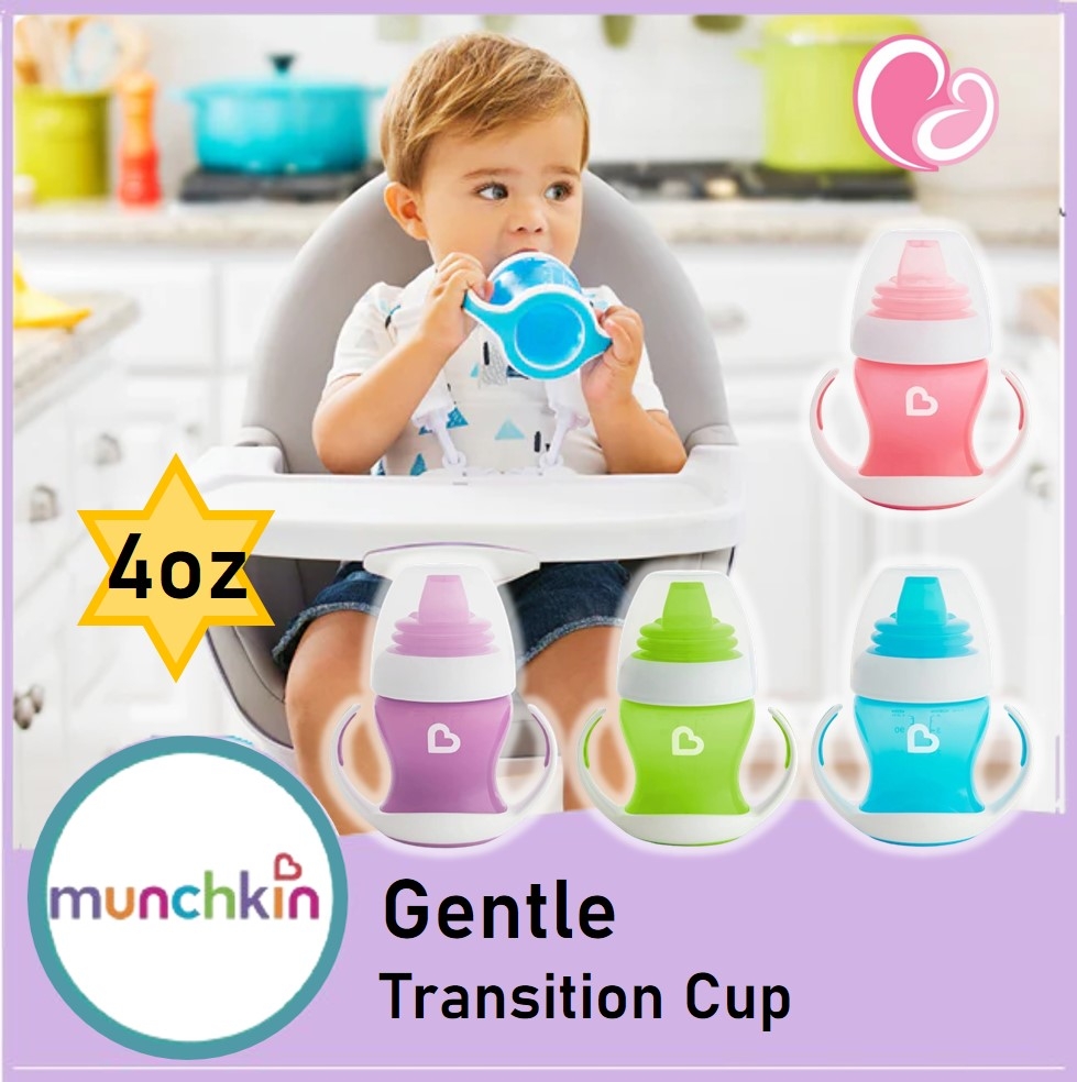 Munchkin Gentle Overgangsbeker - Blauw - 118ml Munchkin Gentle Overgangsbeker - Blauw - 118ml