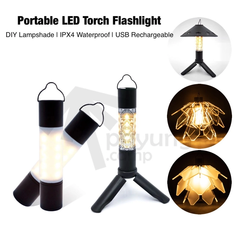 diy rechargeable led flashlight MR.DIY) Multi Functional MR. D.I.Y. ECOMMERCE (M) SDN BHD Portable LED Torch Light DIY