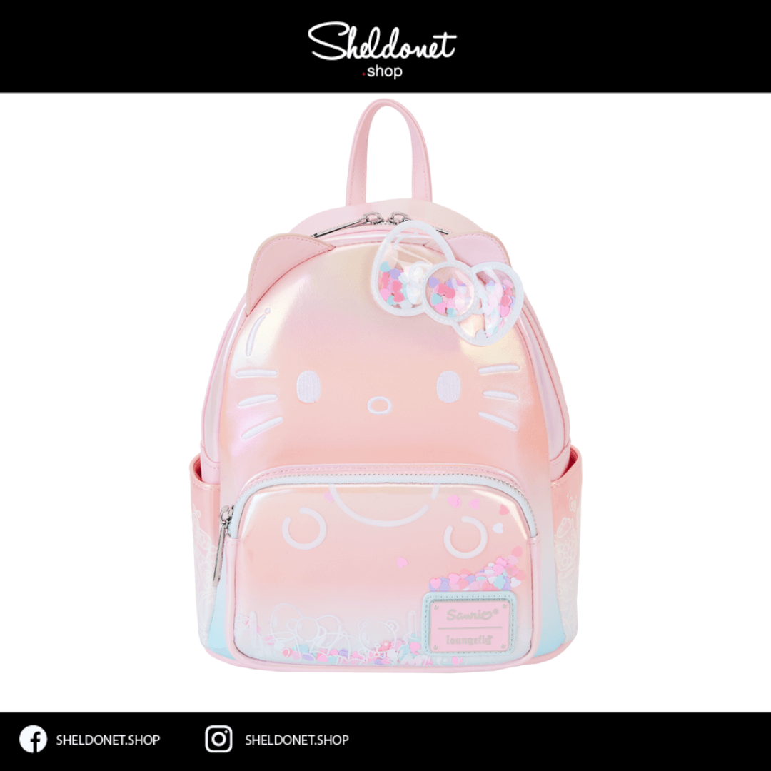 Loungefly: Sanrio Hello Kitty 50th Anniversary Clear & Cute Cosplay Mini Backpack | Sheldonet Toy Store Loungefly: Sanrio Hello Kitty 50th Anniversary Clear & Cute Cosplay Mini Backpack | Sheldonet Toy Store