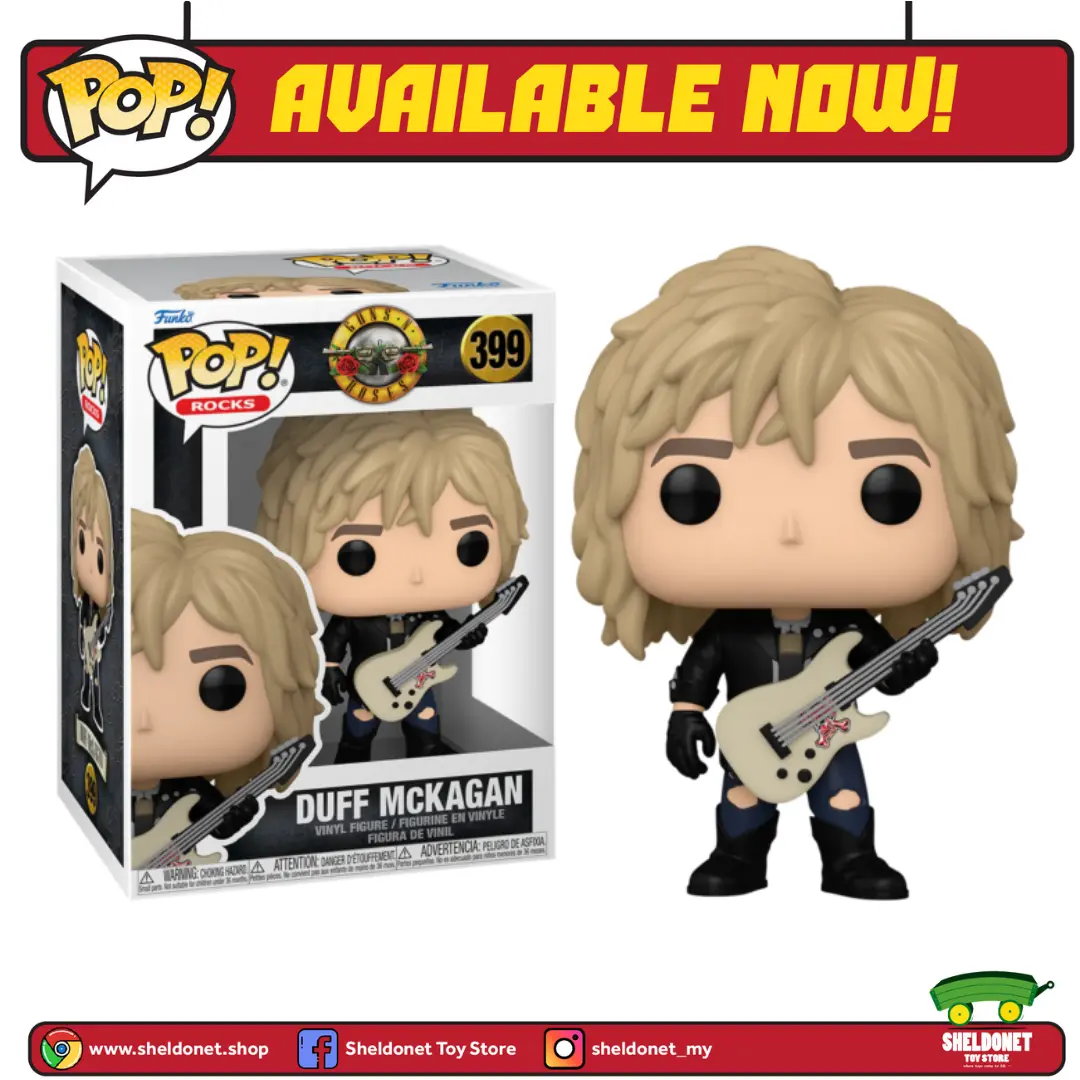 Funko Pop! Rocks: GNR - Duff McKagan McKagan - (1980's) - Guns N Roses - Figura de Vinilo Coleccionable - Idea de Regalo- Mercancia Oficial - Juguetes para Niños y Adultos Funko Pop! Rocks: GNR - Duff McKagan McKagan - (1980's) - Guns N Roses - Figura de Vinilo Coleccionable - Idea de Regalo- Mercancia Oficial - Juguetes para Niños y Adultos